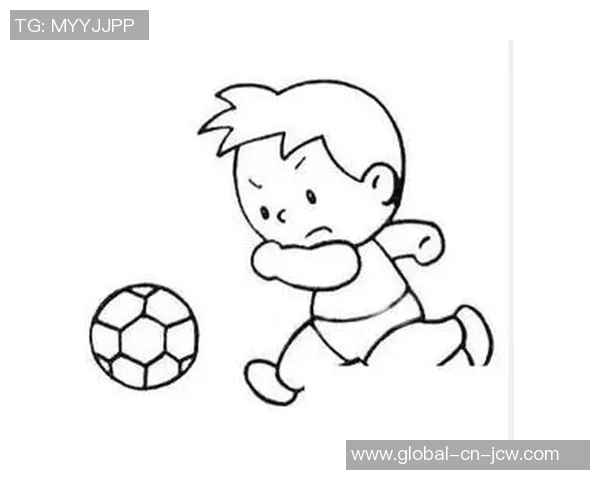 我与足球的快乐时光简笔画分享与创作体验